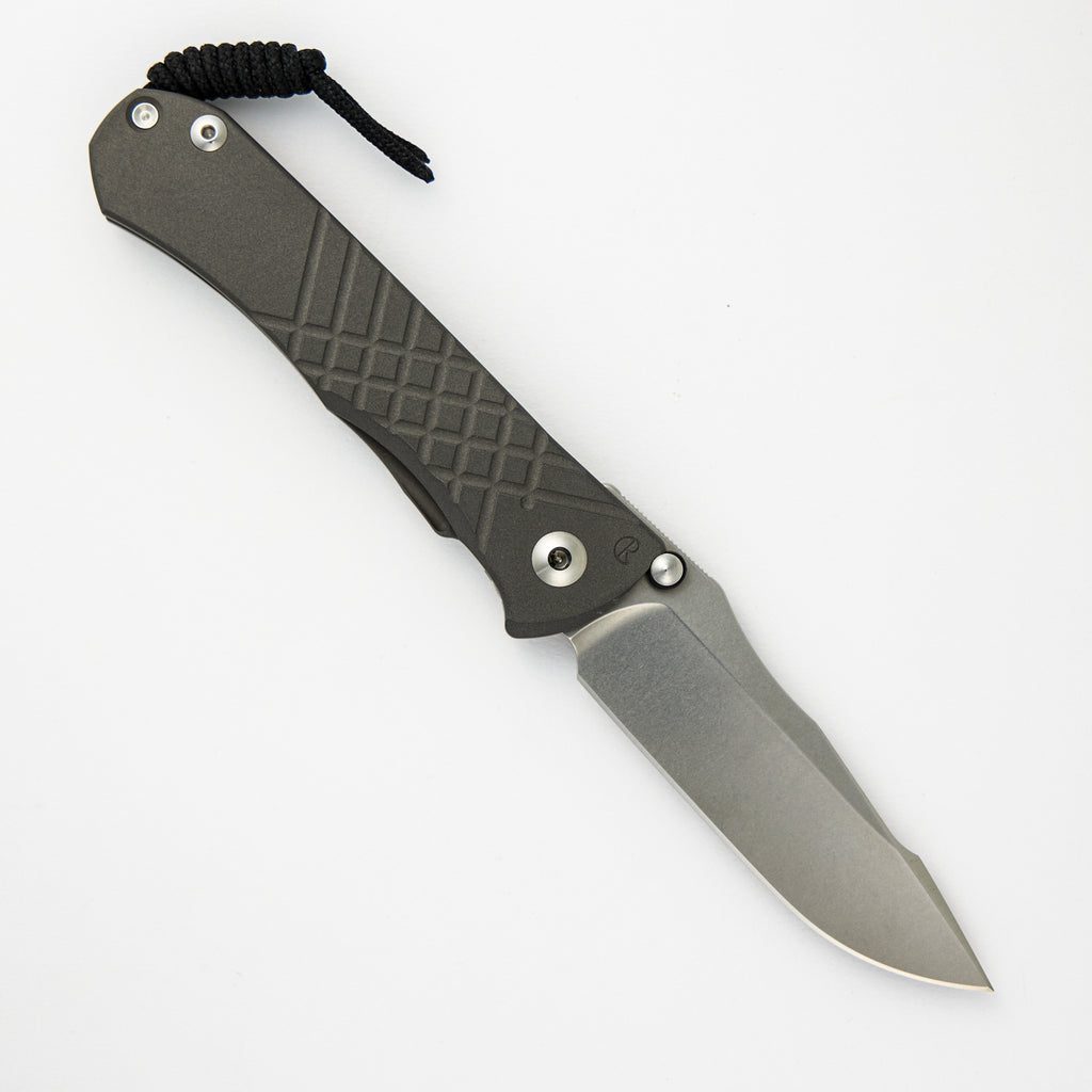 Umnumzaan Lefty - Drop Point CPM MagnaCut Blade - Titanium Handle