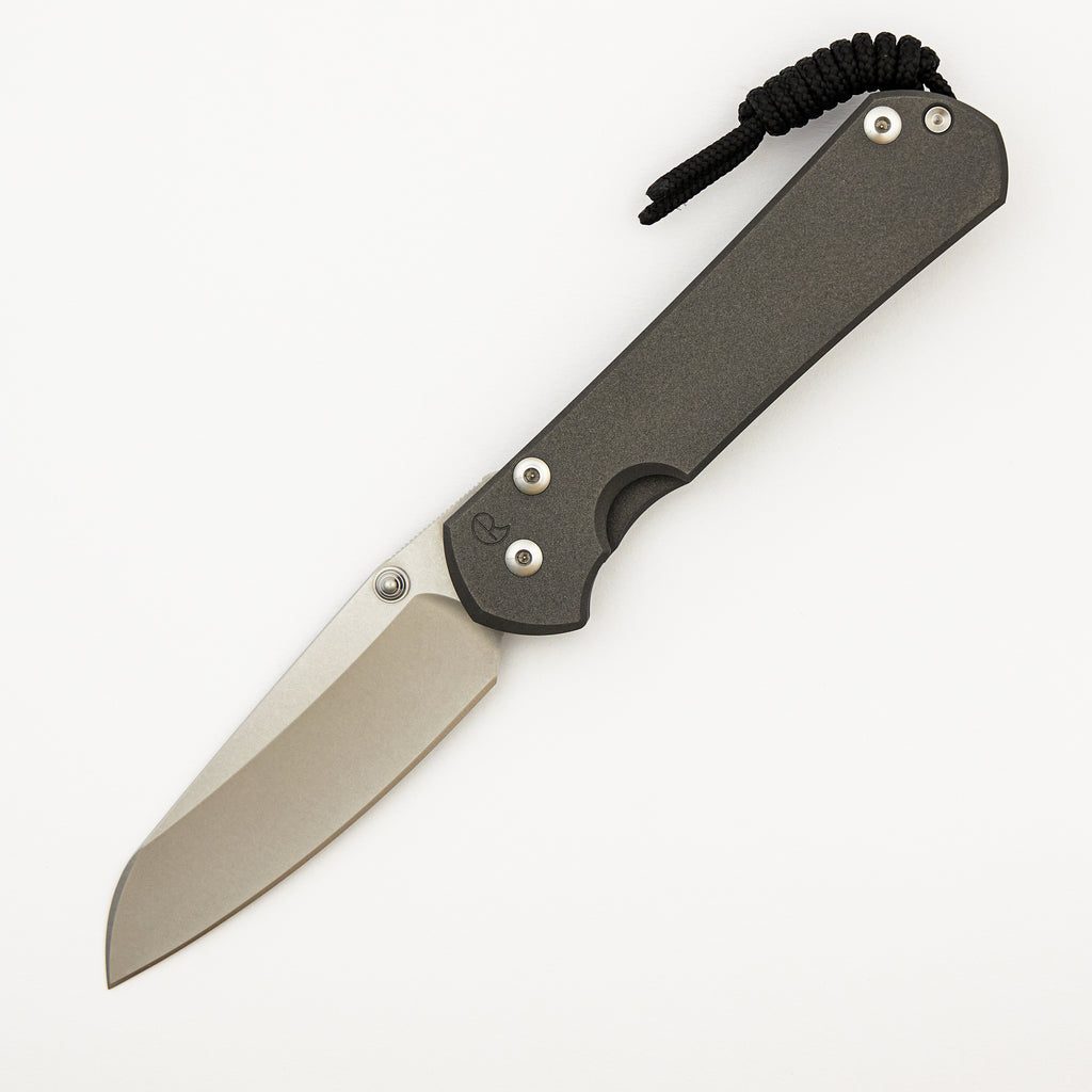 Large Sebenza 31 - Insingo CPM MagnaCut Blade - Silver Double Thumb Lugs