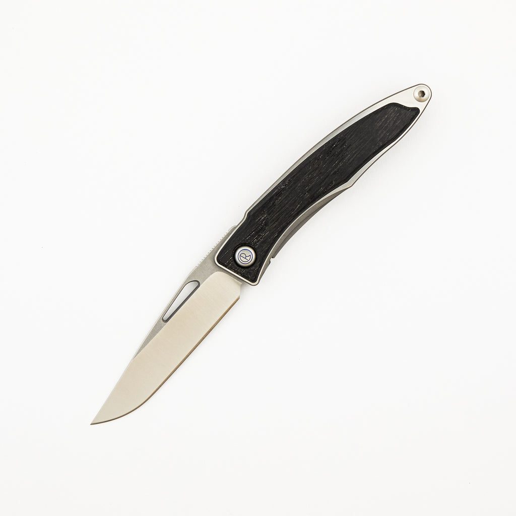 Mnandi - Bog Oak Inlay - CPM MagnaCut Blade