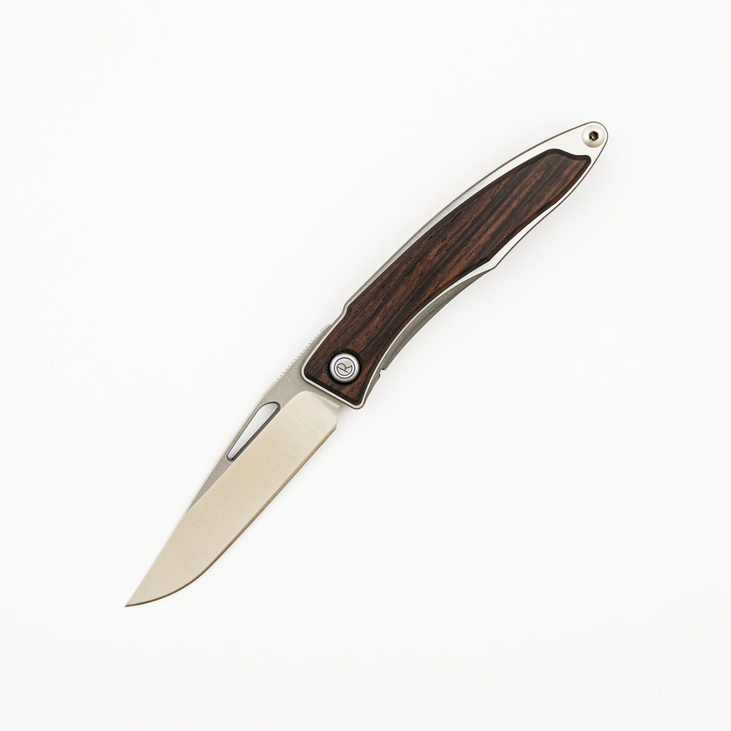 Mnandi - Macassar Ebony Inlay - CPM MagnaCut Blade