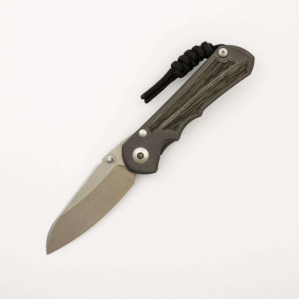 Small Inkosi - Black Canvas Micarta Inlays - Insingo CPM S45VN Blade