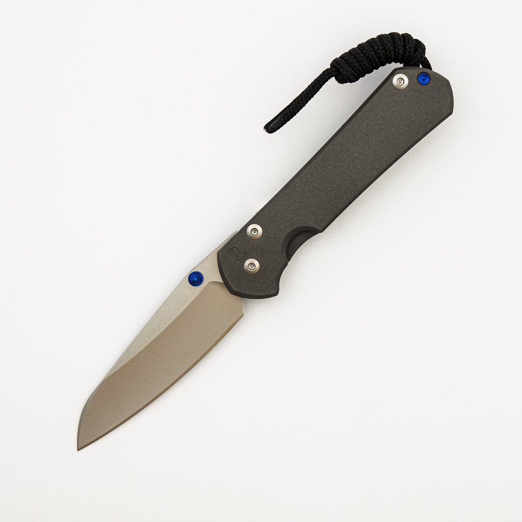 Small Sebenza 31 - Insingo CPM MagnaCut Blade - Blue Double Thumb Lugs