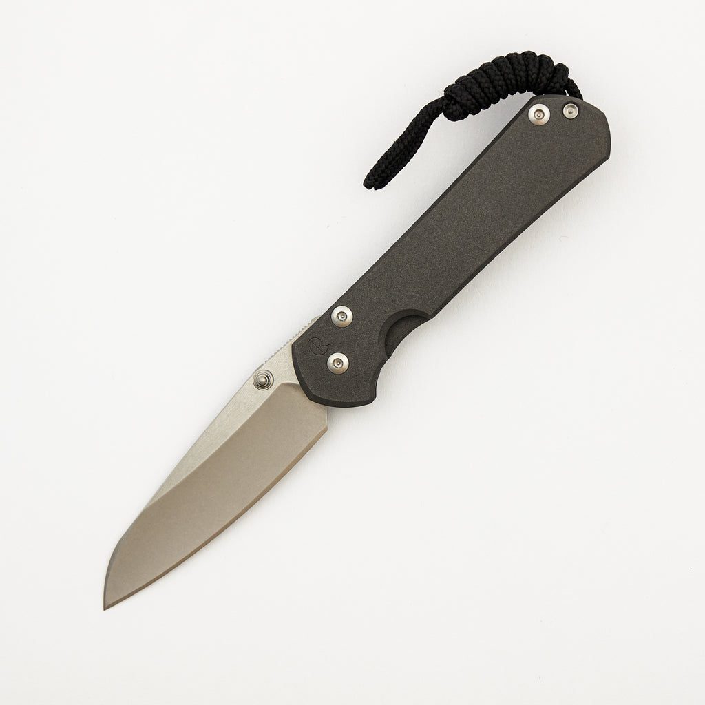 Small Sebenza 31 - Insingo CPM MagnaCut Blade - Silver Double Thumb Lugs