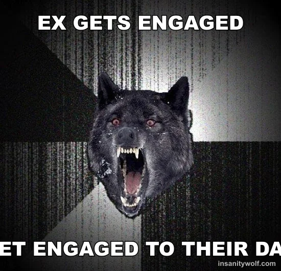 Insanity Wolf: EX GETS ENGAGED - GET ENGAGED TO THEIR DAD