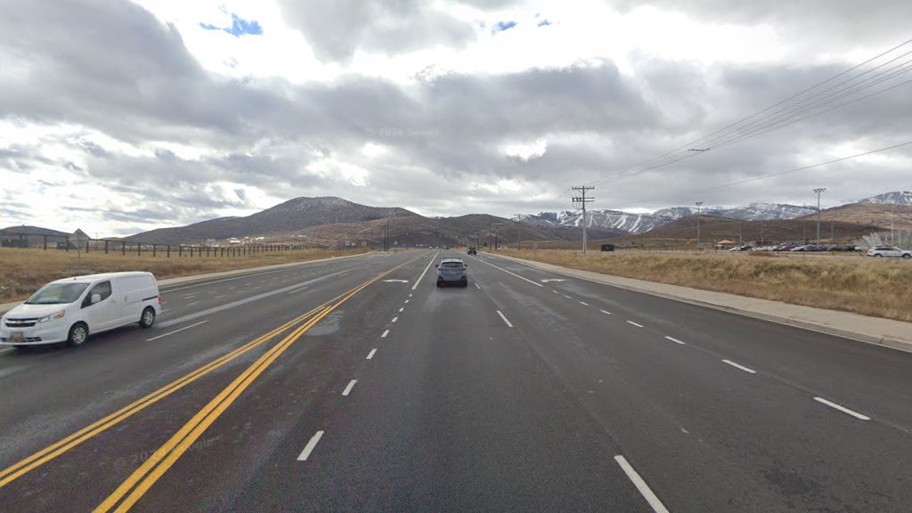 Flock Safety camera on Kearns Blvd, Park City east approach