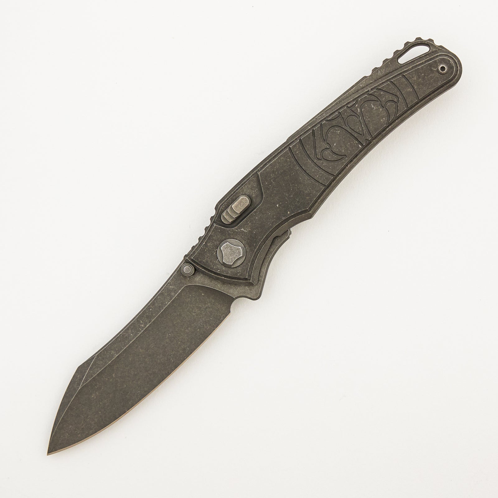 Talon · Stonewash Titanium Handle · M390 Blade