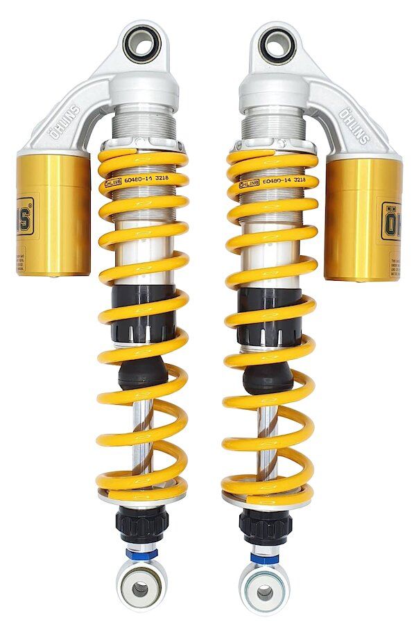 Öhlins DU 907 matched twin shock set product photograph
